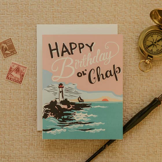 Lighthouse Birthday Card