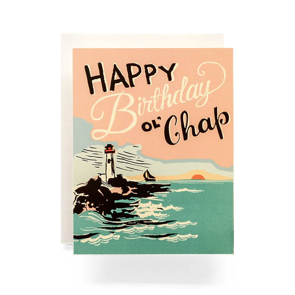 Lighthouse Birthday Card