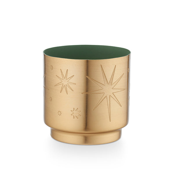 Balsam & Cedar Brass Candle