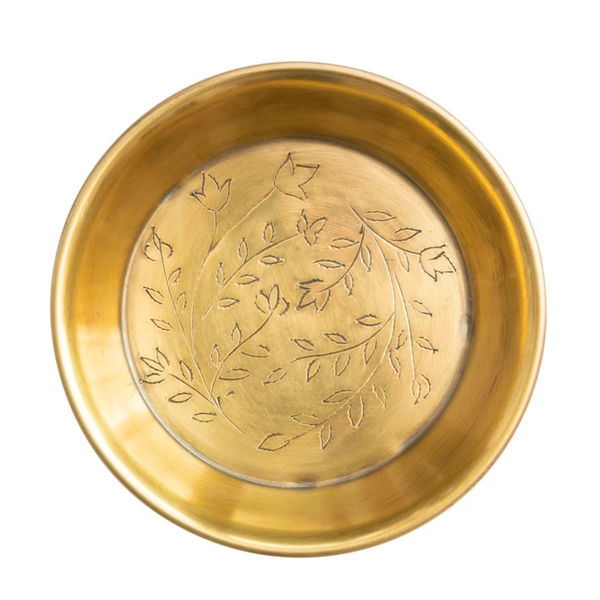 Cooley Dish w/ Etched Florals
