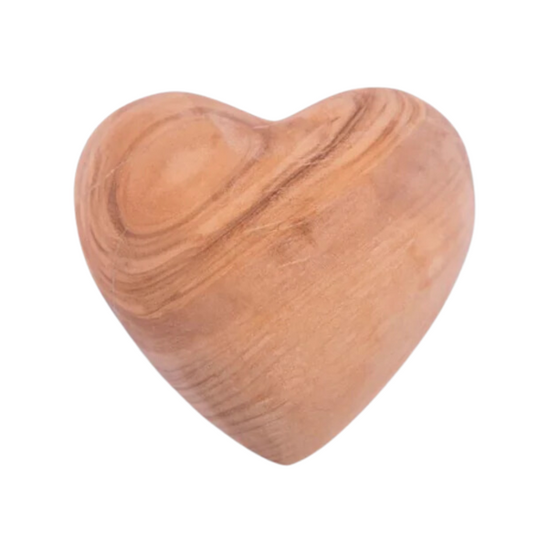 Olive Wood Heart