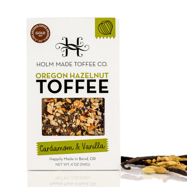 Cardamom And Vanilla Hazelnut Toffee