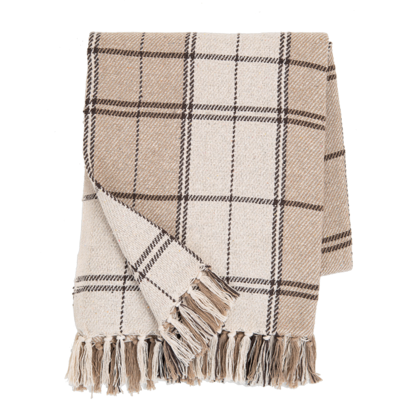 Boston Plaid Throw