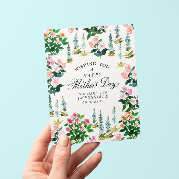 Spring Garden Mother's Day Card